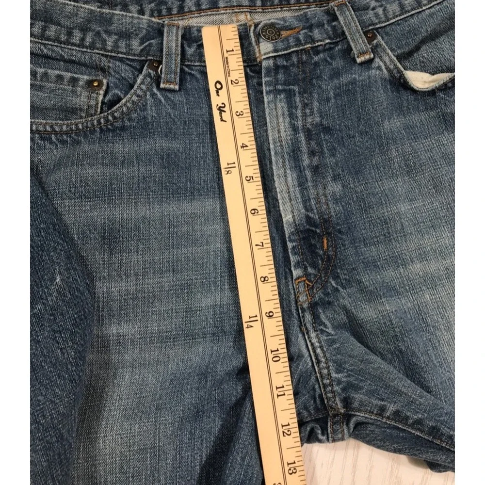 Vintage Polo Ralph Lauren Jeans Men 32x28 Blue Dungarees Relaxed Cotton Work Y2K